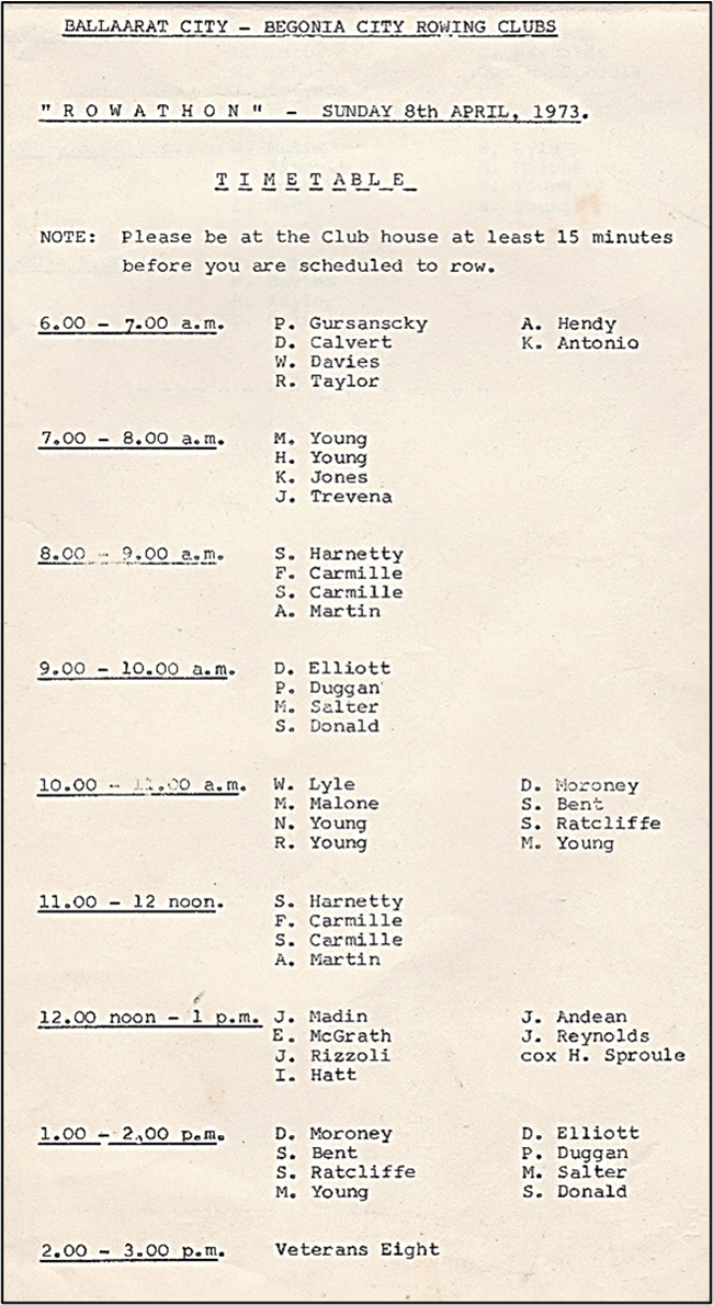 timetable page 1